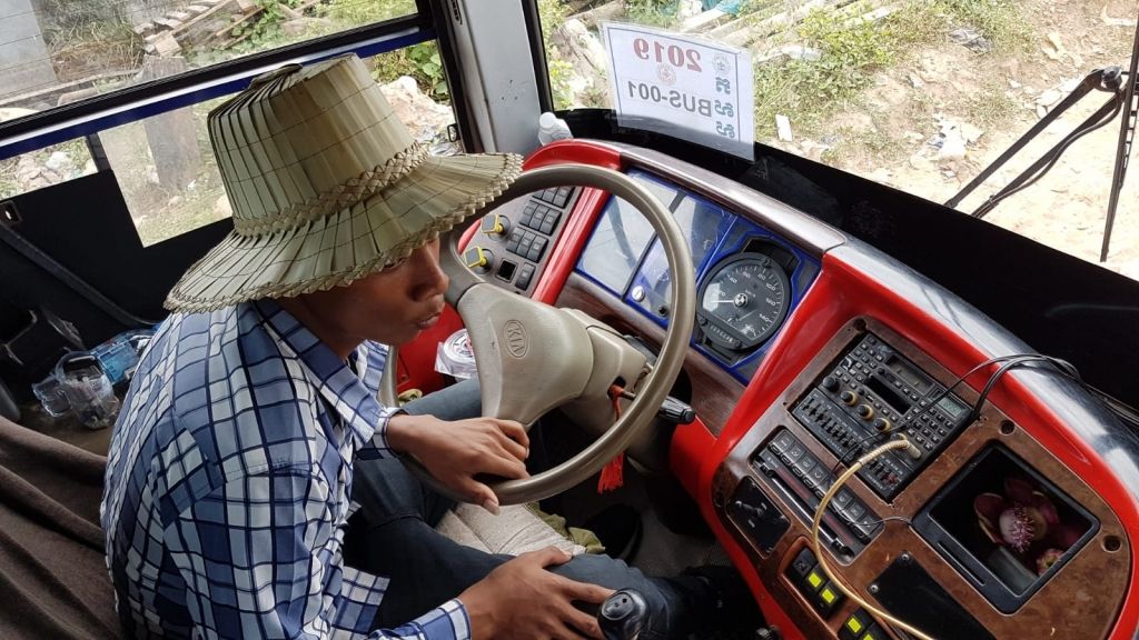 L'autista cambogiano